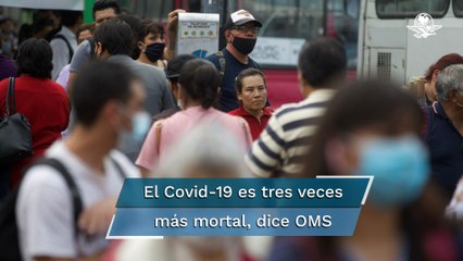 Mortalidad causada por pandemia de Covid es hasta tres veces mayor a la atribuida: OMS