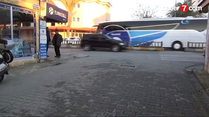 Kamyon göz göre göre ezdi!