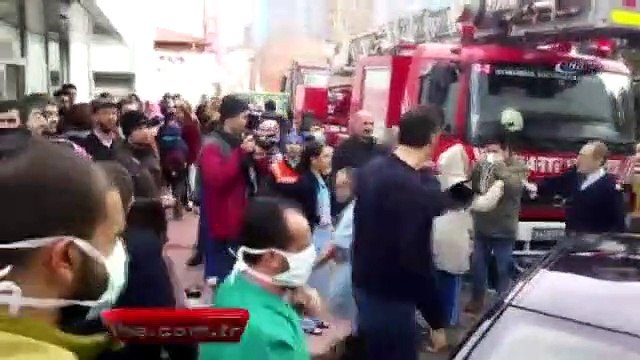 Şişli Etfal Hastanesi'nde yangın paniği