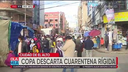 Eva Copa descarta imponer una cuarentena rígida en la urbe alteña