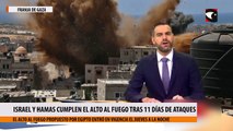 Israel y Hamas cumplen el alto al fuego tras 11 días de ataques