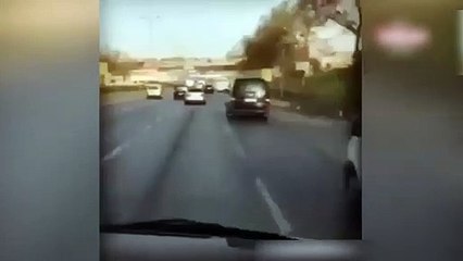 Trafik terörü kamerada!