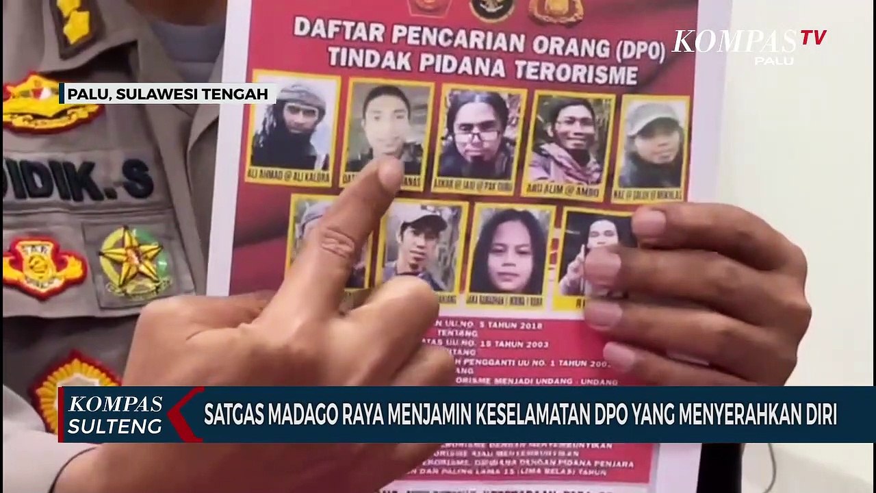 Satgas Madago Raya Menjamin Keselamatan DPO Yang Menyerahkan Diri