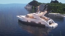 Minecraft: How To Build a Luxury Yacht 31m Tutorial (Building Tutorial)  1080pFHR