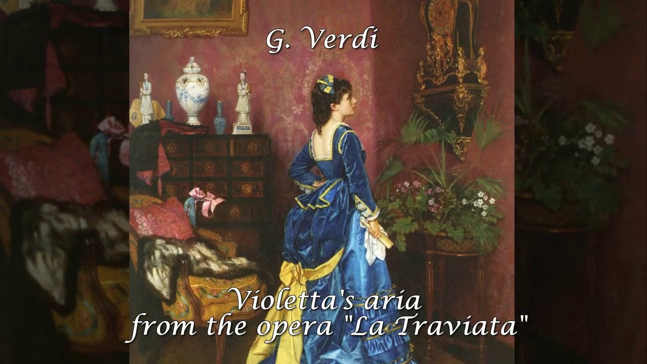 G. Verdi. Violetta's aria ("La Traviata"). Sings Oksana Gachechiladze
