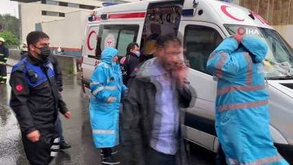 Lüks sitede korkutan yangın