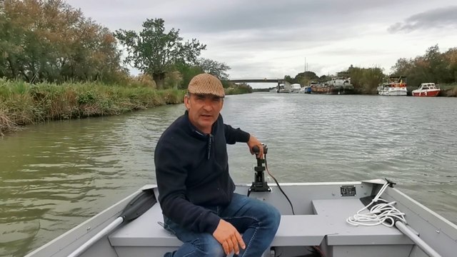 Les barques électrique de Thierry Félix au port de Gallician