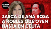 Brutal zasca de Ana Rosa Quintana a la ministra Margarita Robles que se ha oído hasta en Ceuta