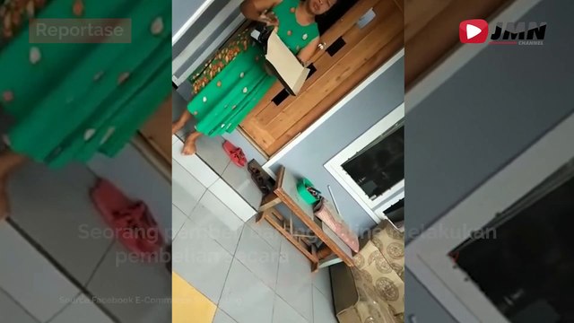 REPORTASE - KURIR COD DIMAKI CUSTOMER, PRIA INI TOLAK BAYAR