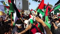 الآلاف يتظاهرون في العاصمة الليبية دعماً للفلسطينيين