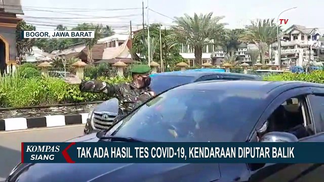 Kendaraan Wisatawan Menuju Kawasan Puncak Terobos Pos Penyekatan