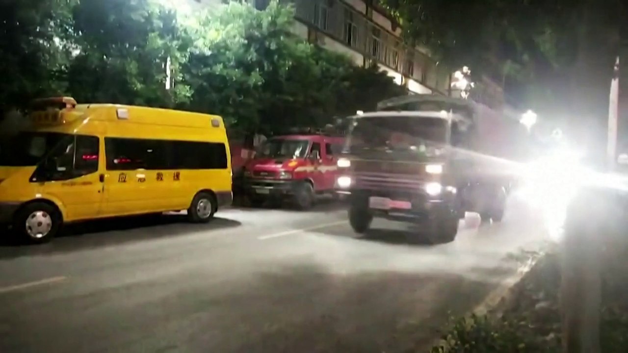 Zwei erdbeben in china