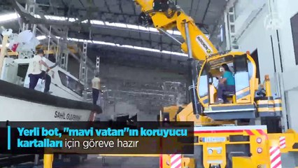 'Mavi vatan'ın koruyucu kartalları için yerli bot