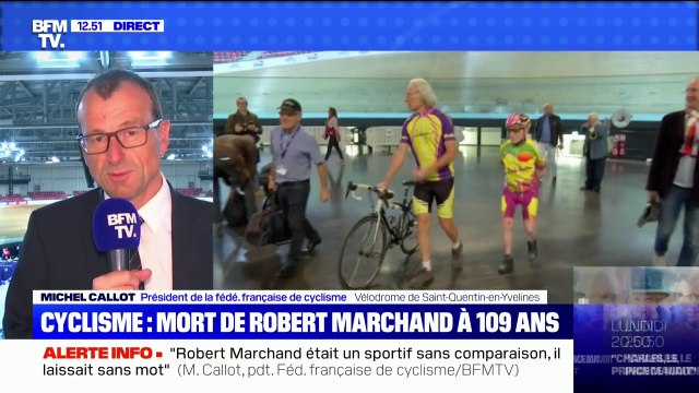 Mort de Robert Marchand: Il était un sportif sans comparaison , témoigne Michel Callot, président de la fédération française de cyclisme