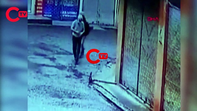 Gaspçı, güvenlik kamerası görüntülerinden yakalandı