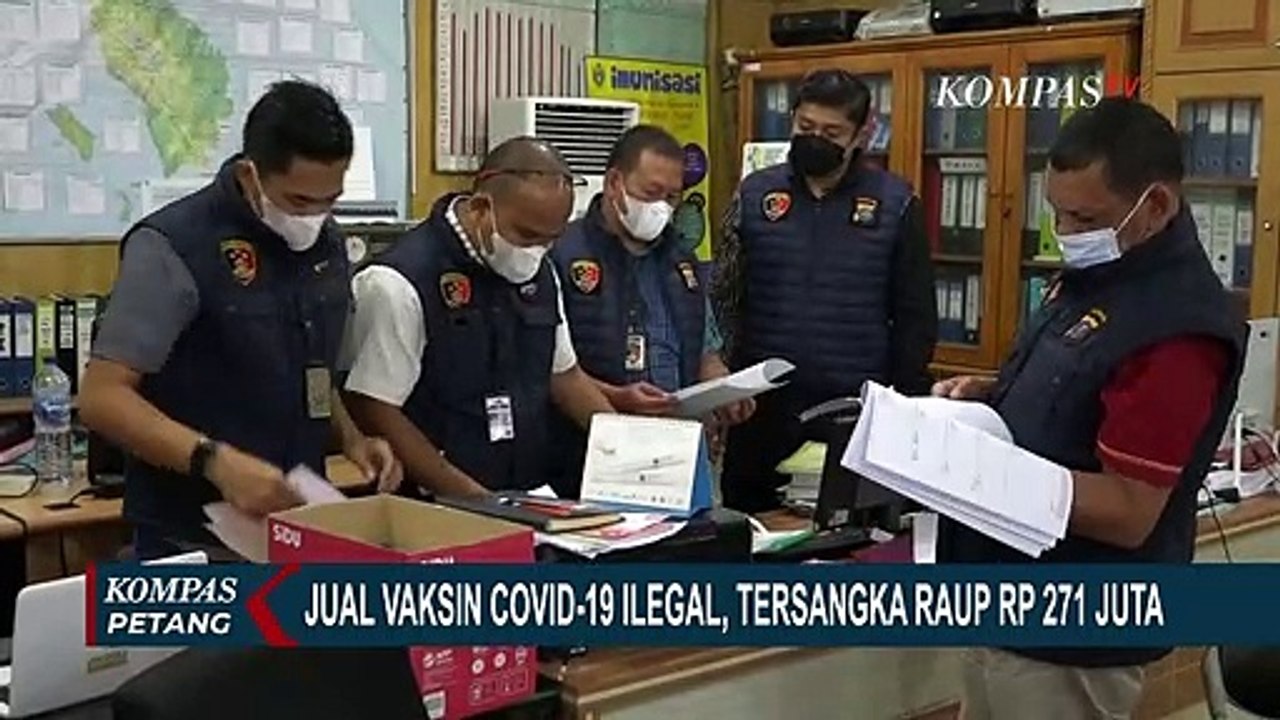 Jual Vaksin Covid-19 Ilegal, Tersangka Raup Rp 271 Juta