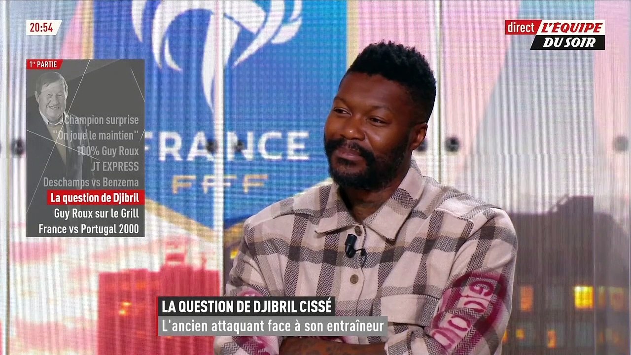 "L'Equipe du soir" : Djibril Cissé fond en larme face à Guy Roux