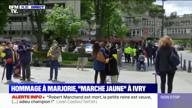 Hommage à l'adolescente tuée à Ivry: une marche jaune contre la violence entre jeunes