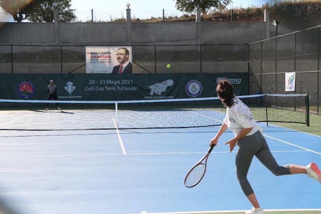 SPOR Şırnak'ta 'Cudi Cup Ulusal Tenis Turnuvası...