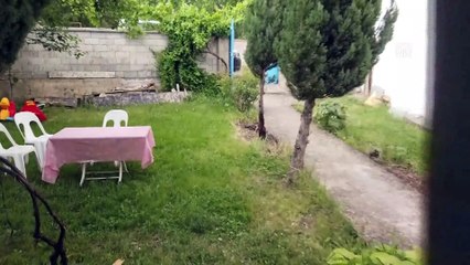 Erzincan dolu yağışıyla beyaza büründü