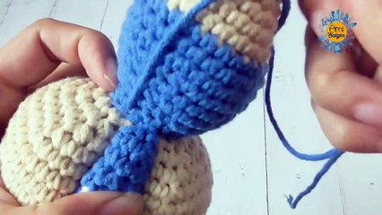 #063 | Amigurumi Animal | How To Crochet Roo Amigurumi (P3/3) | Amisaigon | Free Pattern