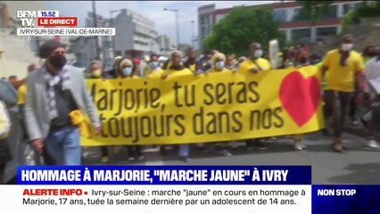 Hommage à Marjorie: "J'ai le cœur qui bat très fort", raconte cette habitante d'Ivry-sur-Seine