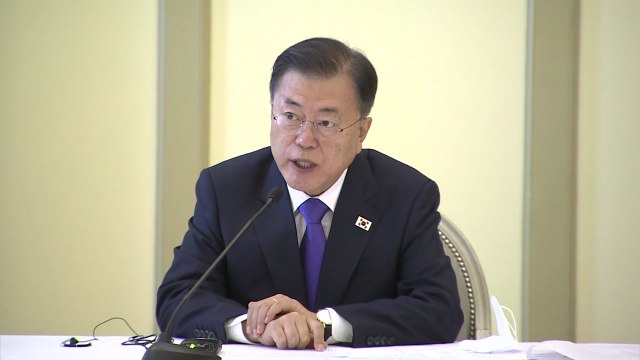 문 대통령, 한미 백신 기업 파트너십 행사 참석 / YTN