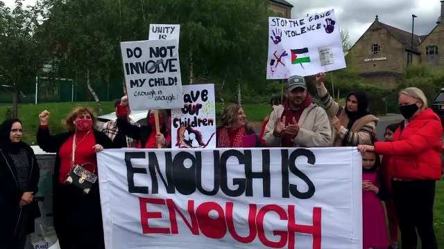 Mums United protest in Sheffield