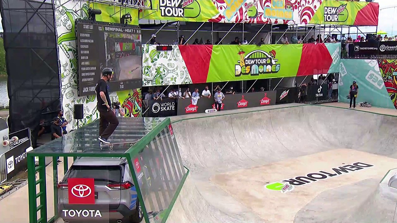 2021 Dew Tour Des Moines LIVE - Women's Park Semifinals + Men's Street Open Qualifiers | Day 4