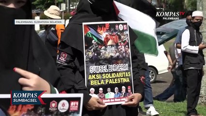 Aksi Solidaritas Untuk Palestina Di Palembang