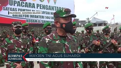 Скачать видео: Bebas Covid-19 Jadi Syarat Satgas Pamtas RI-Malaysia