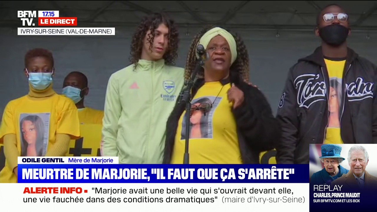 "Je n'ai pas eu la chance de dire à Marjorie qu...