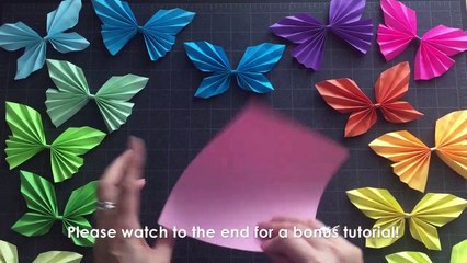 Origami Butterfly | Easy Paper Butterly Tutorial | Paper Butterfly Wall Decorations