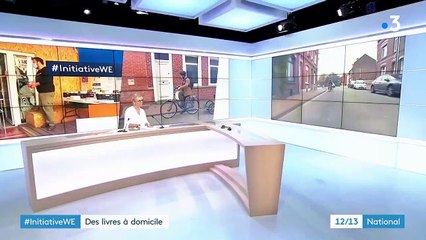 Nord : un bouquiniste itinérant revend des vieux livres à prix libre