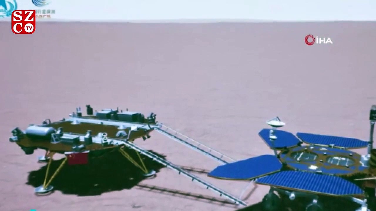 Çin’in Mars keşif aracı Zhurong, Kızıl Gezegen’e ilk ayak izini bıraktı