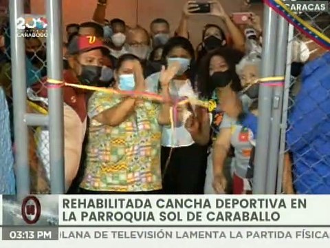 Caracas | Gobierno rehabilita cancha deportiva Sol de Caraballo en la parroquia Altagracia