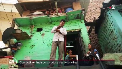 Inde : le paradoxe du Covid-19 dans les bidonvilles