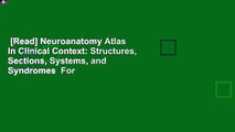 [Read] Neuroanatomy Atlas in Clinical Context: Structures, Sections, Systems, and Syndromes  For