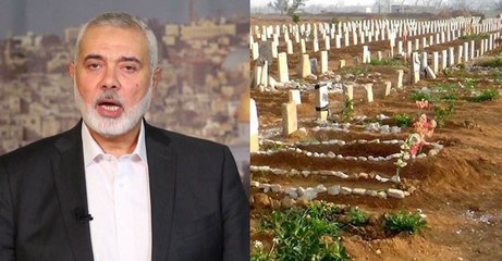 حماس تشكر إيران..هل يعلم "هنية" أن مساحة قبور الثورة السورية تساوي مساحة غزة