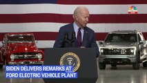 Biden Delivers Remarks At Ford Electric Vehicle Plant | Nbc News