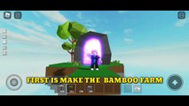 How To Make Afk Bamboo Farm Roblox Skyblox
