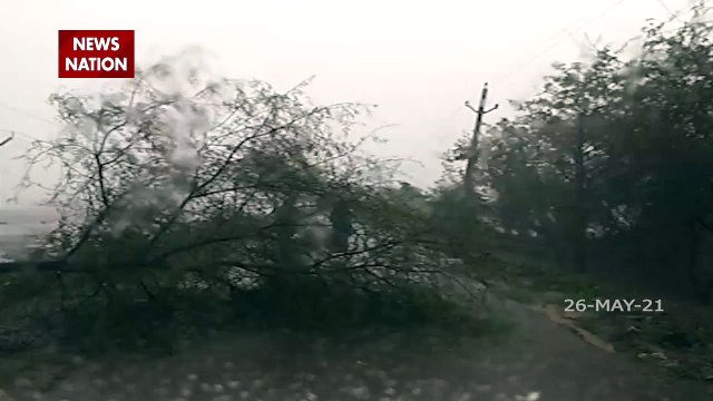 Yaas Cyclone:यास तूफान की तेज हवाओं का कहर, वीडियो हुआ वायरल