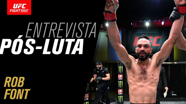 Entrevista pós-luta com Rob Font | UFC Vegas 27
