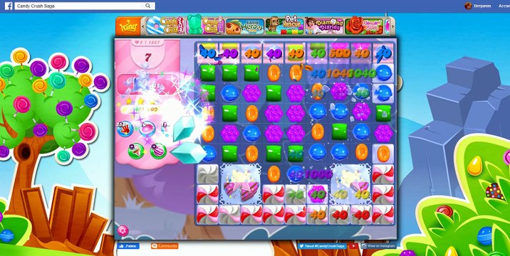 Candy Crush-Level 1887