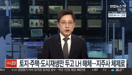 토지·주택·도시재생만 두고 LH 해체…지주사 체제로