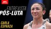 Entrevista pós-luta com Carla Esparza | UFC Vegas 27