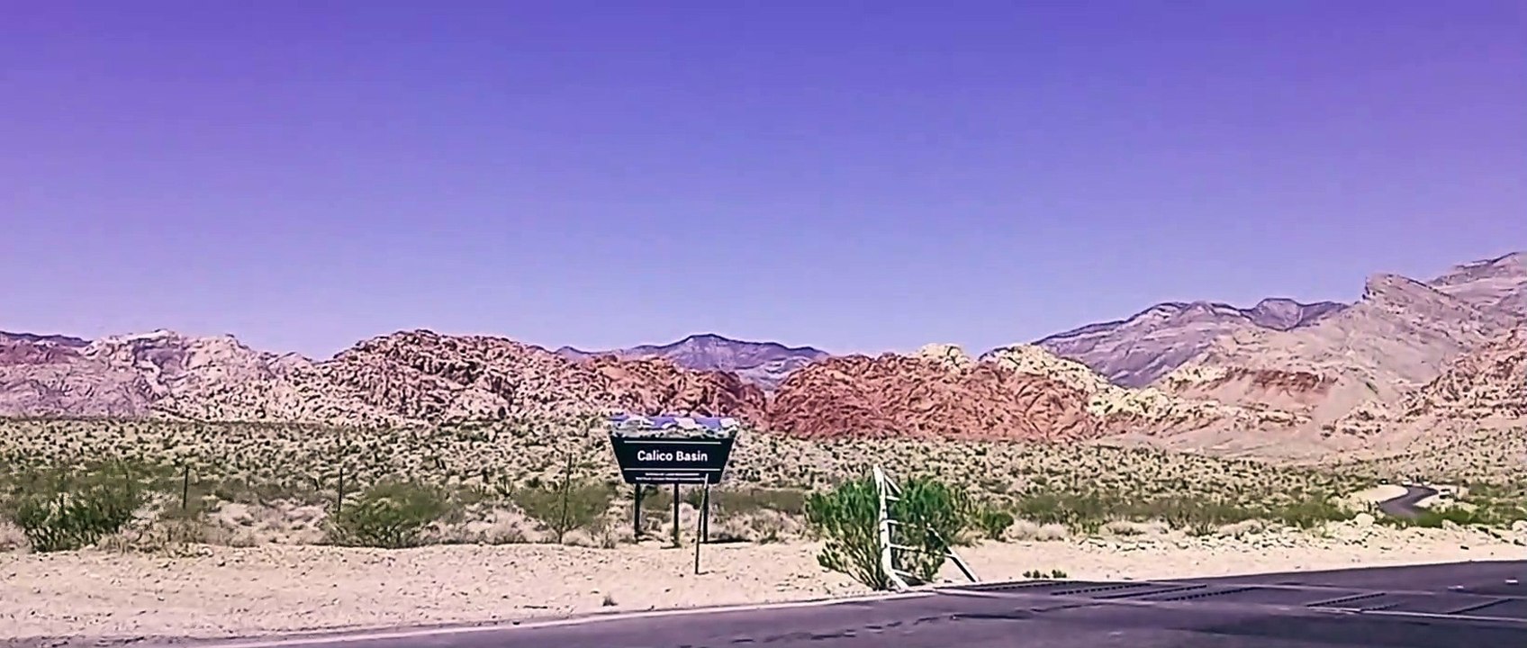 Driving To Red rock nevada