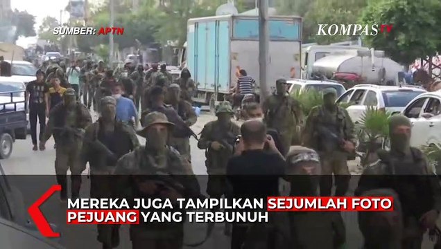 Parade Militer Hamas di Gaza Rayakan Gencatan Senjata dengan Israel
