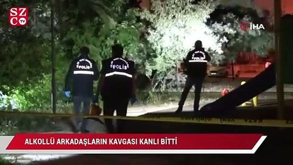 Tải video: Alkollü arkadaşların kavgası kanlı bitti: 1 ölü