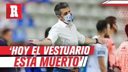 Pezzolano tras derrota vs Cruz Azul: 'El vestuario está muerto, sin ilusión'